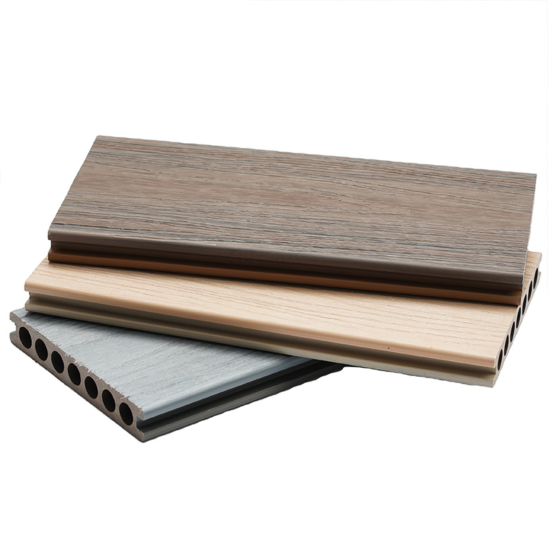 3Dエンボス木目調複合木材プラスチック床は強くて耐久性があります。