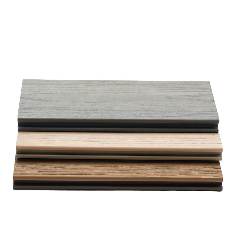 3Dエンボス木目調複合木材プラスチック床は強くて耐久性があります。